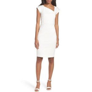 French Connection White Sheath Dress - NWOT